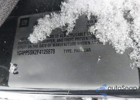 2015 Buick Verano from USA, damaged, VIN 1G4PP5SK2F4126878